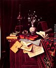 William Michael Harnett Famous Paintings - Music